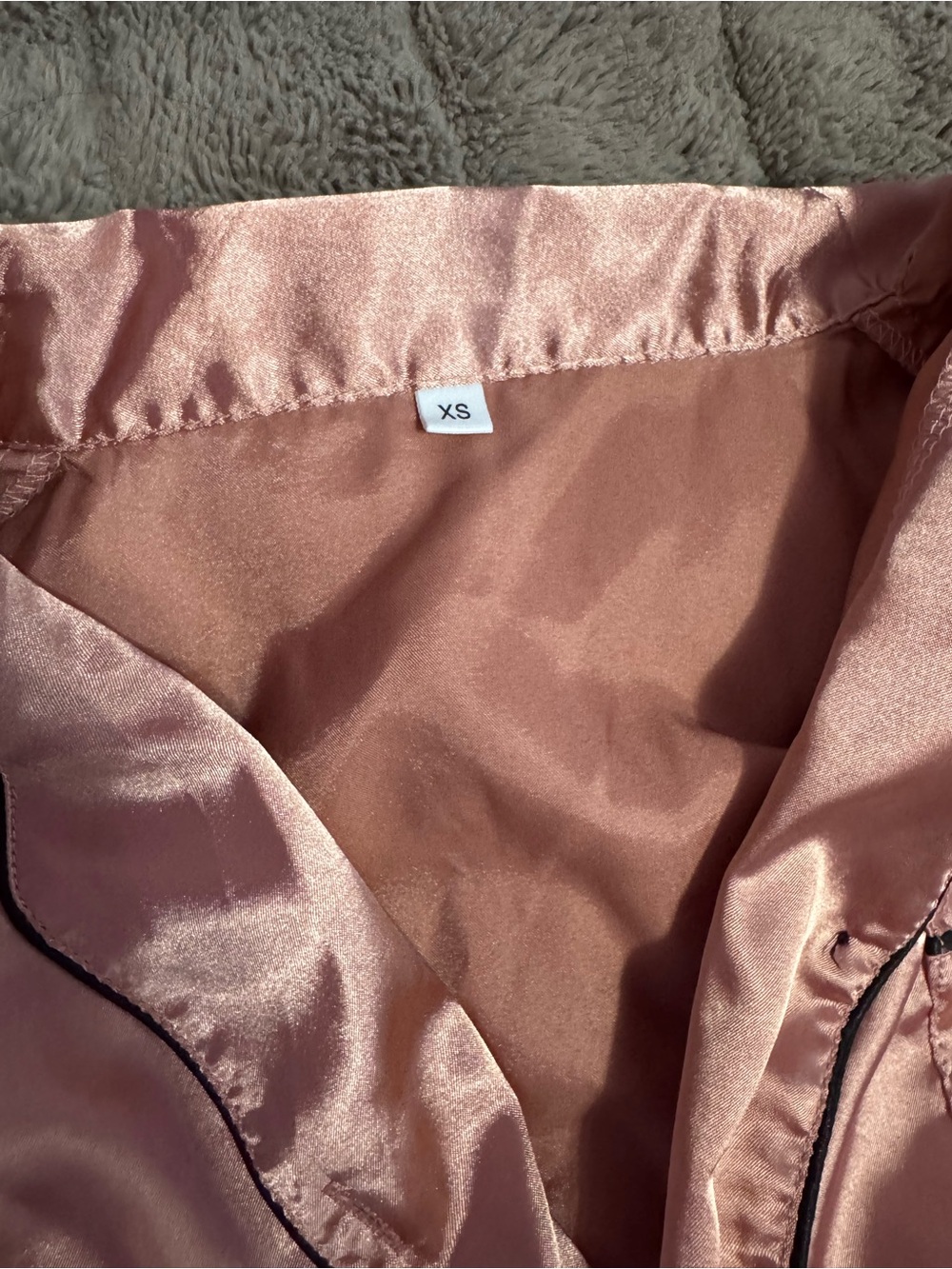 Satin Rose Pink Women's Sleepwear- XS